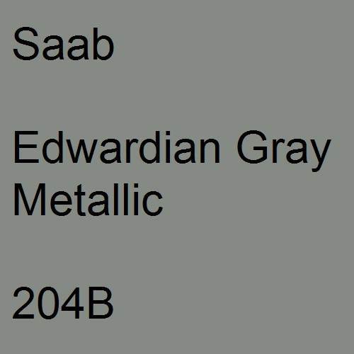 Saab, Edwardian Gray Metallic, 204B.